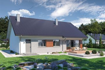  Projekt domu Domena 118 C (WRW1336) - projekt domu parterowego - Zdjęcie 2