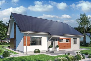  Projekt domu Domena 118 C (WRW1336) - projekt domu parterowego - Zdjęcie 1