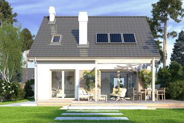  Projekt domu dla Młodych LUX (WRR1013) - projekt domu parterowego z poddaszem - Zdjęcie 2