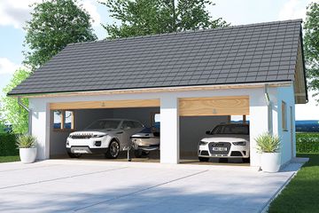  Projekt garażu APG 6B garaż (WRR1023) - projekt garażu parterowego - Zdjęcie 1
