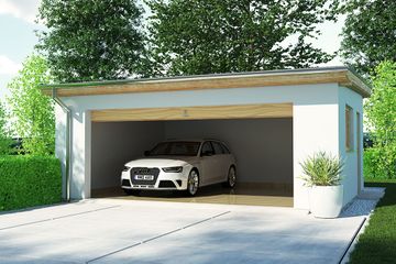  Projekt garażu APG 9 garaż (WRR1026) - projekt garażu parterowego - Zdjęcie 1