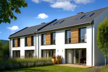  Projekt domu JB53 dwurodzinny (GDA1044) - projekt domu z pełnym piętrem - Zdjęcie 1