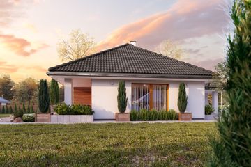  Projekt domu Aruba 4 (BSA2259) - projekt domu parterowego - Zdjęcie 4