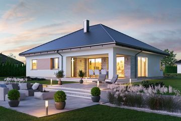  Projekt domu Domena 124 C (WRW1337) - projekt domu parterowego - Zdjęcie 2