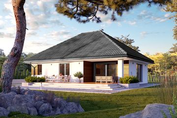  Projekt domu Aruba (BSA2262) - projekt domu parterowego - Zdjęcie 3