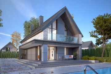  Projekt domu Malutki 5 (BSA2263) - projekt domu parterowego z poddaszem - Zdjęcie 4