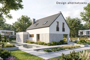 Projekt domu Reficio I G2 - parterowy z poddaszem dom o powierzchni 107,14 m², dach dwuspadowy - ujęcie 7