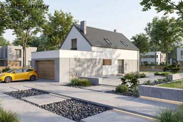 Projekt domu Reficio I G2 - parterowy z poddaszem dom o powierzchni 107,14 m², dach dwuspadowy - ujęcie 8
