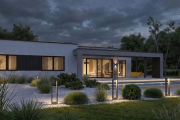 Projekt domu Illecebrosus VI G3 - parterowy dom o powierzchni 162,82 m², dach płaski - ujęcie 8