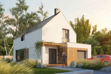  Projekt domu Amoenus I G1 (SLS1138) - projekt domu parterowego z poddaszem - Zdjęcie 1