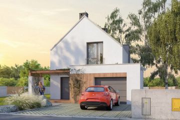  Projekt domu Amoenus I G1 (SLS1138) - projekt domu parterowego z poddaszem - Zdjęcie 3