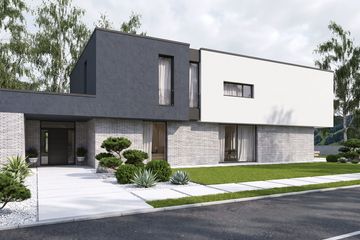 Projekt domu Eximius I G2 - z pełnym piętrem dom o powierzchni 286,17 m², dach płaski - ujęcie 6
