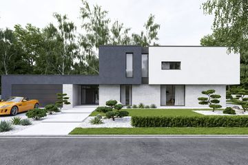 Projekt domu Eximius I G2 - z pełnym piętrem dom o powierzchni 286,17 m², dach płaski - ujęcie 9