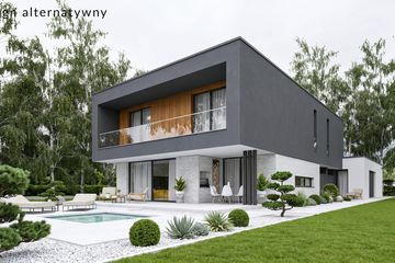 Projekt domu Eximius I G2 - z pełnym piętrem dom o powierzchni 286,17 m², dach płaski - ujęcie 11