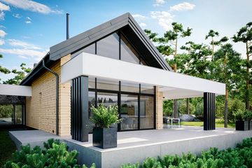  Projekt domu HomeKoncept 66 A G2 (KRX1113) - projekt domu parterowego z poddaszem - Zdjęcie 6