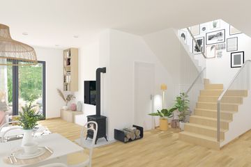  Projekt domu KA110 DW (PKT1118) - projekt domu parterowego z poddaszem - Zdjęcie 4