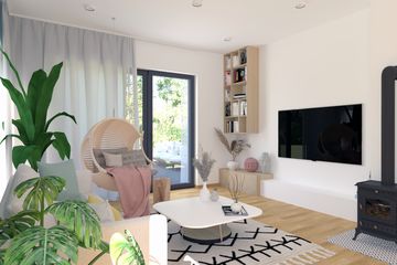  Projekt domu KA110 DW (PKT1118) - projekt domu parterowego z poddaszem - Zdjęcie 5