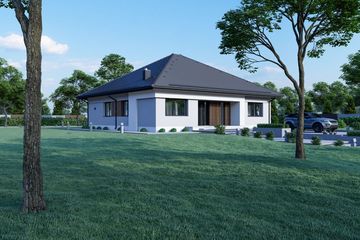  Projekt domu Sej-pro 006/2 energo (ELW1021) - projekt domu parterowego - Zdjęcie 2