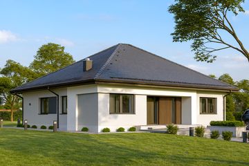  Projekt domu Sej-pro 006/2 energo (ELW1021) - projekt domu parterowego - Zdjęcie 2