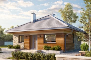  Projekt domu Imbir 6 (BSA2261) - projekt domu parterowego - Zdjęcie 1