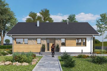  Projekt domu Janek (1675) (KRD2826) - projekt domu parterowego - Zdjęcie 6