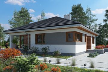  Projekt domu Kwadra Ton (1676) (KRD2827) - projekt domu parterowego - Zdjęcie 6