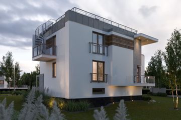  Projekt domu Izolda (1677) (KRD2828) - projekt domu z pełnym piętrem - Zdjęcie 4