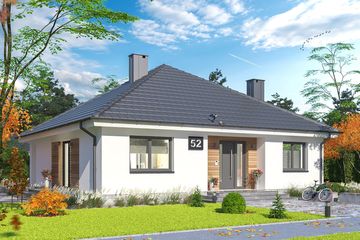  Projekt domu Tryton 5 (WOE1152) - projekt domu parterowego - Zdjęcie 1