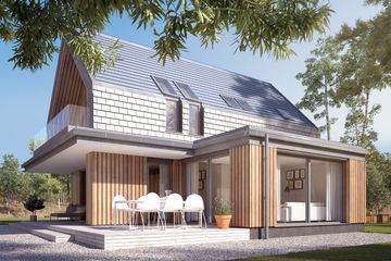  Projekt domu Malutki 7 (BSA2260) - projekt domu parterowego z poddaszem - Zdjęcie 4