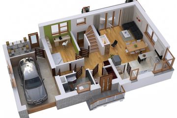  Projekt domu BW-36 wariant 14 podpiwniczony (JGC1228) - projekt domu parterowego z poddaszem - Zdjęcie 5