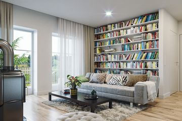  Projekt domu Willa Siedziba (WAH1979) - projekt domu parterowego z poddaszem - Zdjęcie 13