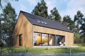  Projekt domu Studio 71 (WRN1466) - projekt domu parterowego z poddaszem - Zdjęcie 1