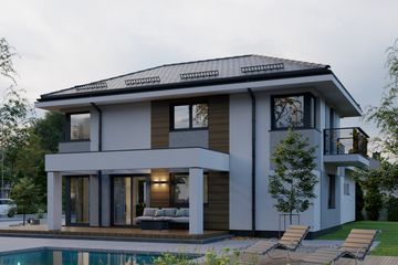  Projekt domu APS 288 + 2G (LUA1496) - projekt domu z pełnym piętrem - Zdjęcie 4