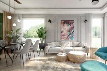  Projekt domu Domena 129 B (WRW1342) - projekt domu parterowego - Zdjęcie 4