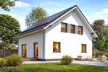  Projekt domu eko Typowy 46 (KKE1046) - projekt domu parterowego z poddaszem - Zdjęcie 5