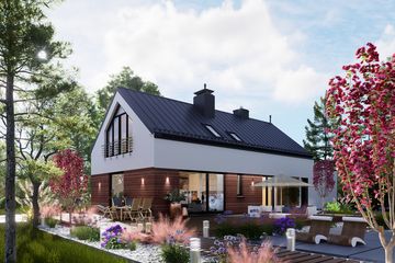  Projekt domu Domidea 65 2G (WAC1103) - projekt domu parterowego z poddaszem - Zdjęcie 3