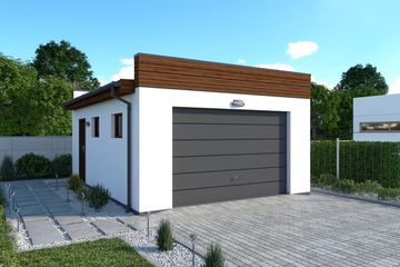  Projekt budynku gospodarczego G339C budynek gospodarczy (SLN2752) - projekt budynku parterowego - Zdjęcie 1