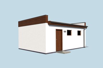  Projekt budynku gospodarczego G339C budynek gospodarczy (SLN2752) - projekt budynku parterowego - Zdjęcie 4