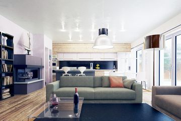  Projekt domu Dolomit z garażem 2-st. [A] (WRF2062) - projekt domu parterowego - Zdjęcie 4