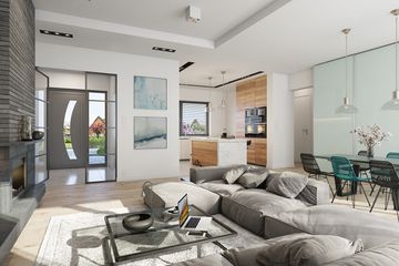  Projekt domu Willa Parterowa 2 wariant C (WAH1983) - projekt domu parterowego - Zdjęcie 7