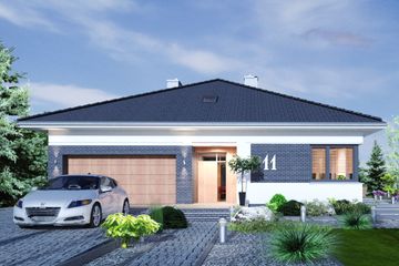  Projekt domu Domidea 3 w2 (WAC1104) - projekt domu parterowego - Zdjęcie 1