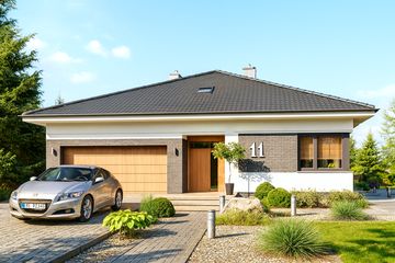  Projekt domu Domidea 3 w2 (WAC1104) - projekt domu parterowego - Zdjęcie 1