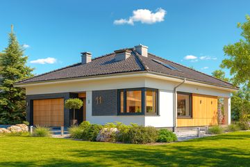  Projekt domu Domidea 3 w2 (WAC1104) - projekt domu parterowego - Zdjęcie 2