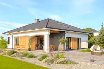  Projekt domu Domidea 3 w2 (WAC1104) - projekt domu parterowego - Zdjęcie 3