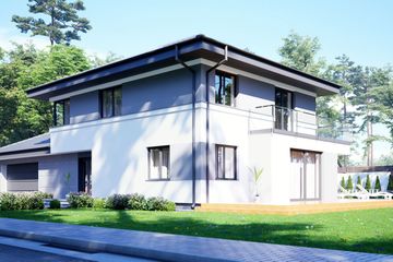  Projekt domu uA30v1 (WCB1187) - projekt domu z pełnym piętrem - Zdjęcie 3