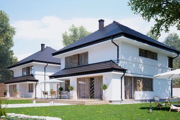  Projekt domu uA41v4 (WCB1189) - projekt domu z pełnym piętrem - Zdjęcie 2