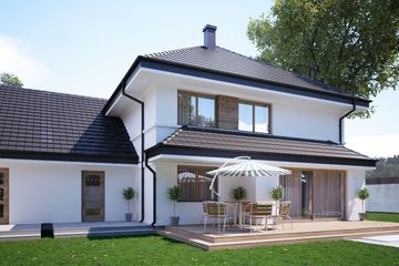  Projekt domu uA41v4 (WCB1189) - projekt domu z pełnym piętrem - Zdjęcie 4