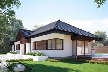  Projekt domu uA139 (WCB1195) - projekt domu parterowego - Zdjęcie 2
