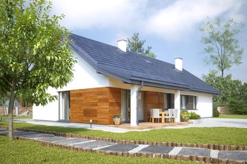  Projekt domu Awokado 3 (BSA2268) - projekt domu parterowego - Zdjęcie 4