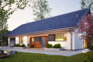  Projekt domu Awokado 3 (BSA2268) - projekt domu parterowego - Zdjęcie 2